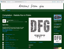 Tablet Screenshot of dreamsfromgin.bandcamp.com