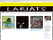 Tablet Screenshot of lariats.bandcamp.com