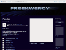 Tablet Screenshot of freekwency.bandcamp.com