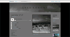 Desktop Screenshot of larakorona.bandcamp.com