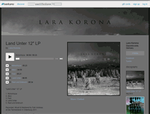 Tablet Screenshot of larakorona.bandcamp.com