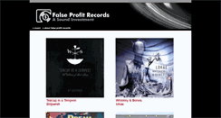 Desktop Screenshot of falseprofitrecords.bandcamp.com