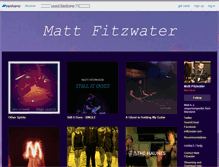 Tablet Screenshot of mattfitzwater.bandcamp.com