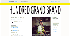 Desktop Screenshot of hundredgrandbrand.bandcamp.com