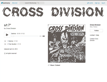 Tablet Screenshot of crossdivision.bandcamp.com