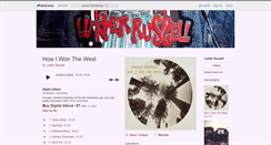Desktop Screenshot of lutherrussell.bandcamp.com