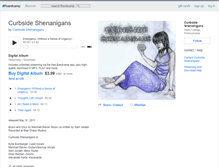 Tablet Screenshot of curbsideshenanigans.bandcamp.com