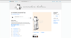 Desktop Screenshot of commodoreduchess.bandcamp.com