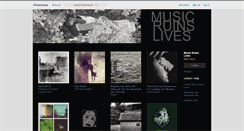 Desktop Screenshot of musicruinslives.bandcamp.com