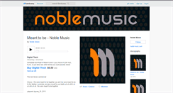 Desktop Screenshot of noblemusic.bandcamp.com