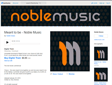 Tablet Screenshot of noblemusic.bandcamp.com