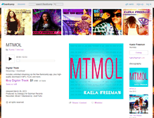 Tablet Screenshot of kaelafreeman.bandcamp.com