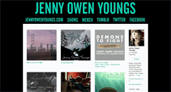 Desktop Screenshot of jennyowenyoungs.bandcamp.com