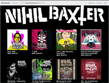 Tablet Screenshot of nihilbaxter.bandcamp.com