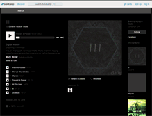 Tablet Screenshot of behindhollowwalls.bandcamp.com