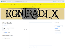 Tablet Screenshot of kontradix.bandcamp.com