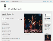 Tablet Screenshot of dylanjamesmusic.bandcamp.com