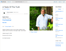Tablet Screenshot of genewatson.bandcamp.com