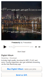 Mobile Screenshot of freezebox.bandcamp.com