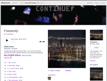 Tablet Screenshot of freezebox.bandcamp.com