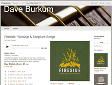 Tablet Screenshot of daveburkum.bandcamp.com