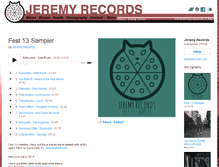 Tablet Screenshot of jeremyrecords.bandcamp.com