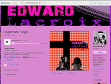 Tablet Screenshot of edwardlacroix.bandcamp.com