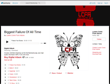 Tablet Screenshot of loserscomefromabove.bandcamp.com