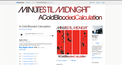 Desktop Screenshot of minutestilmidnight.bandcamp.com