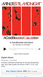 Mobile Screenshot of minutestilmidnight.bandcamp.com