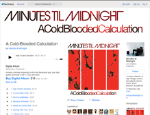 Tablet Screenshot of minutestilmidnight.bandcamp.com