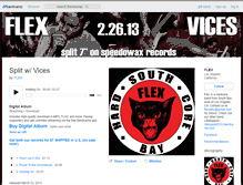 Tablet Screenshot of flexsbhc.bandcamp.com