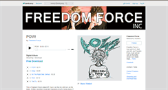 Desktop Screenshot of freedomforce.bandcamp.com