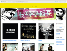Tablet Screenshot of divinerhyme.bandcamp.com