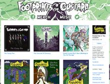 Tablet Screenshot of footprintsinthecustard.bandcamp.com