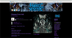 Desktop Screenshot of horrificdisease.bandcamp.com
