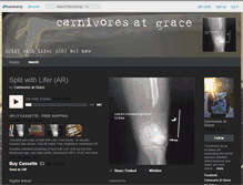 Tablet Screenshot of carnivoresatgrace.bandcamp.com