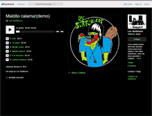 Tablet Screenshot of lossurfuricos.bandcamp.com