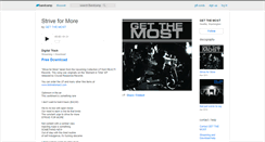 Desktop Screenshot of getthemost.bandcamp.com