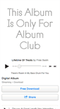 Mobile Screenshot of freeswim.bandcamp.com