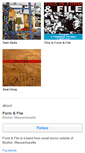 Mobile Screenshot of formandfile.bandcamp.com