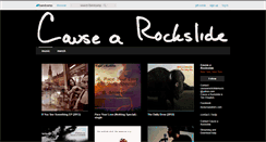 Desktop Screenshot of causearockslide.bandcamp.com