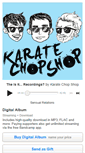 Mobile Screenshot of karatechopshop.bandcamp.com