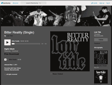 Tablet Screenshot of lowtidema.bandcamp.com