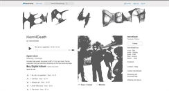 Desktop Screenshot of henri4death.bandcamp.com