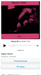 Mobile Screenshot of misterpink.bandcamp.com