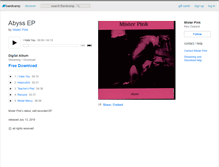 Tablet Screenshot of misterpink.bandcamp.com