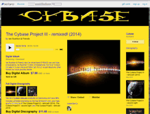 Tablet Screenshot of cybase.bandcamp.com