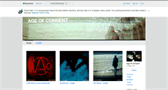 Desktop Screenshot of ageofconsent.bandcamp.com