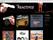 Tablet Screenshot of losreactivos.bandcamp.com